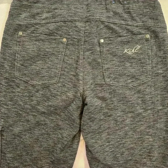 Kuhl Mova Pull On Wide Leg Stretch Cargo Pants Heather Gray Size 6 Regular - Picture 3 of 10